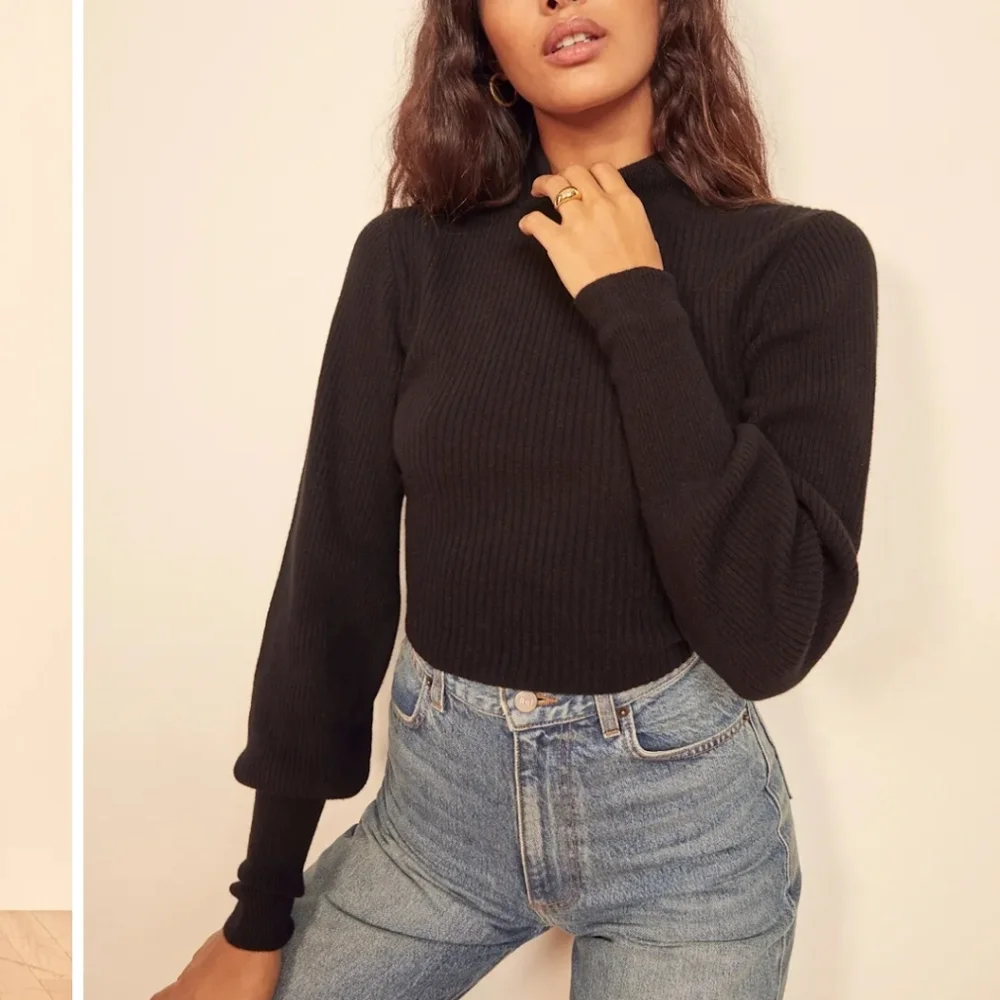 Nwt reformation Osteria Cashmere Open Back Sweater s - Picture 9 of 9